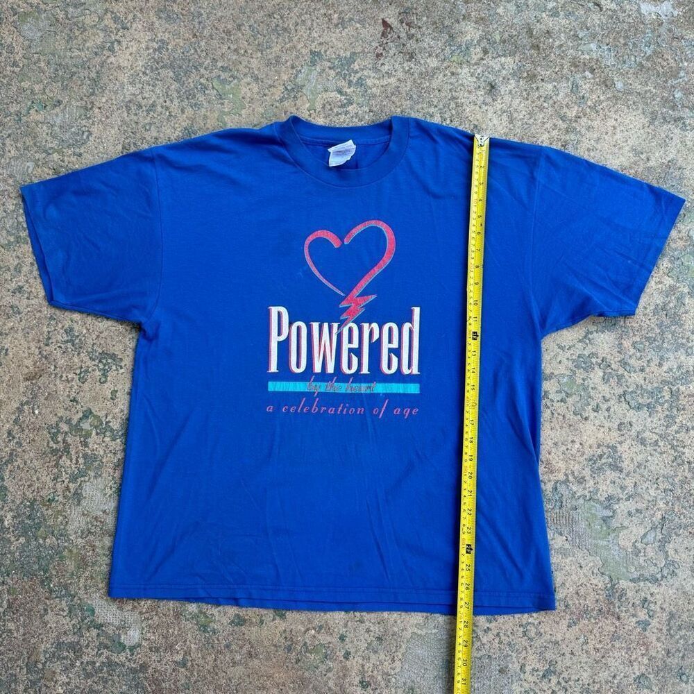 90’s Powered By The Heart Single Stitch Vintage Shirt